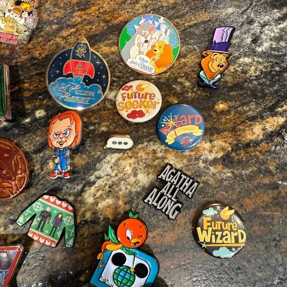 Colorful Assorted Collectible Pins - Picture 4 of 6